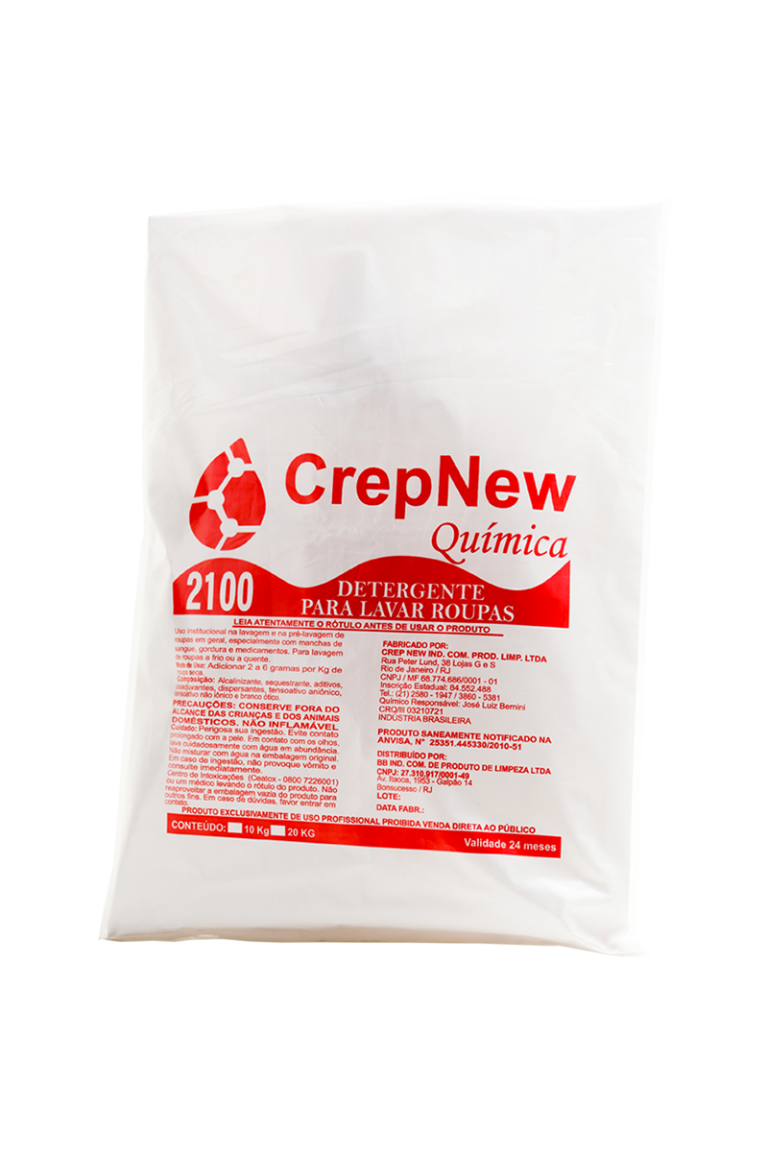 CREPNEW 2100<p>Detergente em Pó Concentrado