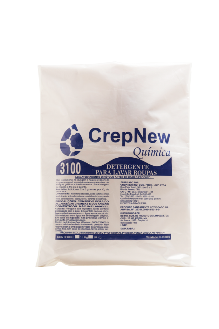 CREPNEW 3100<p>Detergente em Pó Superconcentrado